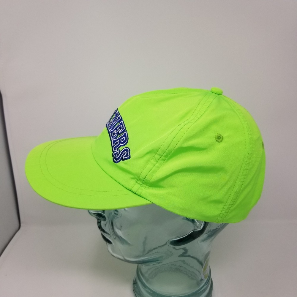 Seattle Mariners Lime Neon Green Nylon Snapback Hat - Picture 2 of 11